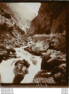 ALPES FRANCE OU SUISSE   MONTAGNE 1900 PHOTO ORIGINALE 13 X 10 CM  D13 - Orte