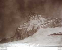 MATTERHORN VOM FURGGENGLETSCHER AUS GESEHN 1900 MONTAGNE  PHOTO 10 X 8 CM - Orte