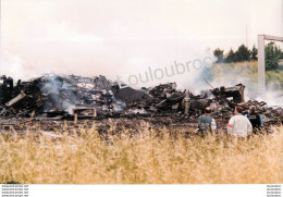 CRASH DU CONCORDE A GONESSE 07/2000 PHOTO DE PRESSE AGENCE  ANGELI 27 X 18 CM V29 - Luftfahrt