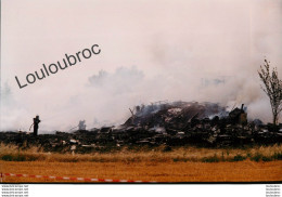 CRASH DU CONCORDE A GONESSE 07/2000 PHOTO DE PRESSE AGENCE  ANGELI 27 X 18 CM V22 - Aviation