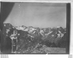 ALPES FRANCE OU SUISSE  MONTAGNE ET LAC  1900 PHOTO ORIGINALE 13 X 10 CM  L8 - Orte