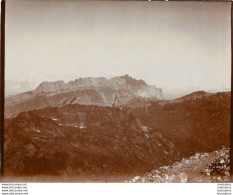 ALPES FRANCE OU SUISSE  MONTAGNE 1900 PHOTO ORIGINALE 13 X 10 CM  L62 - Plaatsen