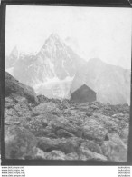 ALPES FRANCE OU SUISSE  CABANE EN MONTAGNE 1900 PHOTO ORIGINALE 13 X 10 CM  D24 - Orte