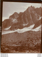 ALPES FRANCE OU SUISSE  MONTAGNE 1900 PHOTO ORIGINALE 13 X 10 CM  D32 - Orte