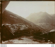 ALPES FRANCE OU SUISSE  MONTAGNE  1900 PHOTO ORIGINALE 13 X 10 CM  L46 - Plaatsen