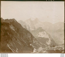 ALPES FRANCE OU SUISSE  1900 PHOTO ORIGINALE 13 X 10 CM   M65 - Lieux