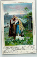 52286706 - Fritiof Und Ingeborg Blumen Krone Boot Sonnenuntergang Stein No.590 - Fairy Tales, Popular Stories & Legends