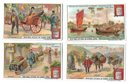 S 823, Liebig 6 Cards, Modes De Transport Au Japon (ref B20) - Liebig