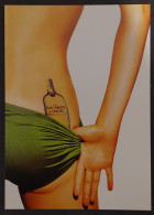 Carte Postale - Bacardi Lemon (boisson - Alcool) Tatouage Sur Les Fesses D'une Femme Nue - Publicidad