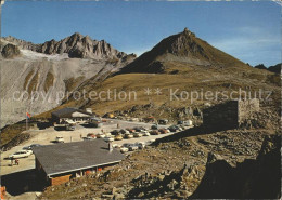 11880512 Nufenenpass Mit Mittaghorn Piz Gallina Und Kilchhorn Parkplatz Nufenenp - Autres & Non Classés