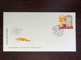 CYPRUS FDC COVER 2006 YEAR ORGAN DONATION TRANSPLANTATION HEALTH MEDICINE STAMPS - Brieven En Documenten