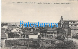 227962 AFRICA DAKAR SENEGAL VIEW PARTIAL HOSPITAL POSTAL POSTCARD - Non Classificati