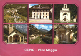 11880328 Cevio Orts Und Teilansichten Kirchen Cevio - Autres & Non Classés