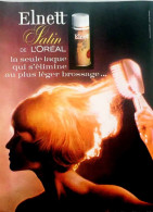 Publicité Papier  ELNETT SATIN L'OREAL Mai 1964 FAC 992 - Advertising