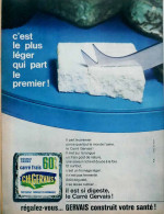 Publicité Papier  GERVAIS FROMAGE CARRé FRAIS Mai 1964 FAC 992 - Publicités