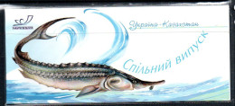 MARINE LIFE - UKRAINE - 2002- BOOKLET OF 8  MINT NEVER HINGED , - Maritiem Leven