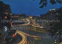 11880184 Zuerich Blick Auf Central Und Bahnhofbruecke Bei Nacht Zuerich - Sonstige & Ohne Zuordnung