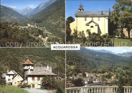 11880172 Acquarossa Valle De Blenio Ortsansichten Kirche Acquarossa - Autres & Non Classés