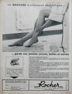 Publicité Papier  PRODUITS DE BEAUTé ROCHER LA GACILLY Mai 1964 FAC 994 - Werbung