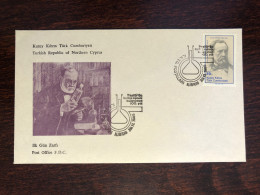 CYPRUS TURKISH FDC COVER 1985 YEAR PASTEUR HEALTH MEDICINE STAMPS - Briefe U. Dokumente