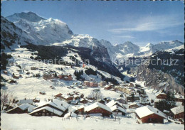 11880091 Wengen BE Mit Jungfrau Und Breithorn Wengen - Sonstige & Ohne Zuordnung