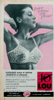 Publicité Papier  LINGERIE LOU Mai 1964 FAC 992 - Werbung