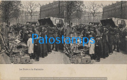 227967 FRANCE PARIS COSTUMES THE SCRAP METAL FAIR STEREO VIEW POSTAL POSTCARD - Autres & Non Classés