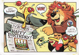 CPM GRAND FORMAT 1 - HAPPY SEVEN BIRTHDAY - DELTA FANTASTIC FLYER - DUSTY THE DELTA AIR LION - Cumpleaños