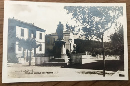 CPSM CORTE 20 Statue Du Duc De Padoue - Corte