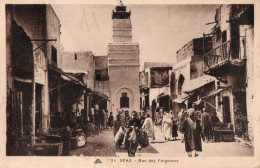 CPA - P - TUNISIE - SFAX - RUE DES FORGERONS - Tunisie