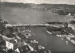 11878512 Zuerich Quaibruecke Mit See Zuerich - Sonstige & Ohne Zuordnung