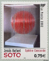 Timbre De 2002 - Jesús Rafael Soto  Sphère Concorde - N° 3535 - Neufs