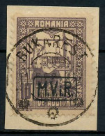 BES 1WK D-MV RUMÄNIEN Nr K4 Zentrisch Gestempelt Briefstück X7792E2 - Ocupación 1914 – 18