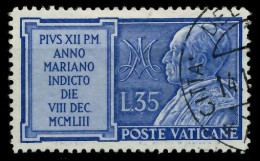 VATIKAN 1954 Nr 219 Gestempelt X7C4C2A - Used Stamps