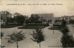 Saint Martin - Place Louis XIV - Ile De Ré