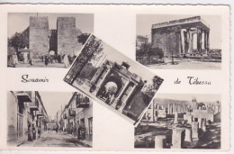 ALGERIE - CARTE SOUVENIR MULTI VUES - SOUVENIR DE TEBESSA - Tébessa