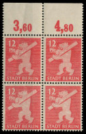 SBZ BERL. BRANDENB. Nr 5AAwbz Postfrisch VIERERBLOCK OR X8101B6 - Sonstige & Ohne Zuordnung