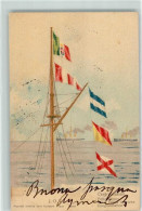 39278806 - Mast Fahnen Glueckwuensche - Sailing Vessels