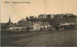 Bitsch - Nordansicht Mit Festung - Bitche