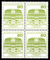 BRD DS BURGEN U. SCHLÖSSER Nr 1140 Postfrisch VIERERBLO S9884CA - Unused Stamps