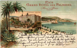 Nice - Grand Hotel Des Palmiers - Litho - Sonstige & Ohne Zuordnung