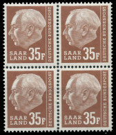 SAAR OPD 1957 Nr 420 Postfrisch VIERERBLOCK X478CD6 - Ungebraucht