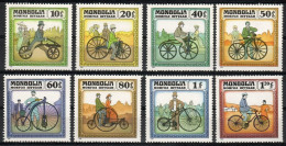 Mongolia 1982 Mi 1458-1465 MNH  (ZS9 MNG1458-1465) - Cycling