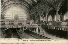 Paris - Interieur De La Gare D Orsay - Metropolitana, Stazioni