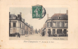 51-FERE CHAMPENOISE-AVENUE DE LA GARE-N°2044-A/0163 - Fère-Champenoise