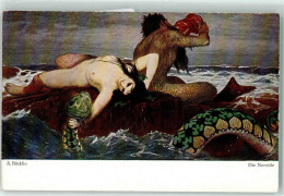 39175106 - Die Nereide  Mythologie Wassergott Schlange  Erotik - Andere & Zonder Classificatie