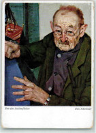 39629406 - Sign. Schachinger Hans Der Schirmflicker Meister Deutscher Malerei Nr.20-1355 Kuenstlerkarte - Autres & Non Classés