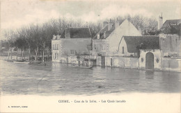 58-COSNE SUR LOIRE-CRUE DE LA LOIRE-QUAIS INONDES-N°2045-H/0139 - Cosne Cours Sur Loire