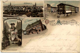 Gruss Aus Mülhausen - Litho - Mulhouse