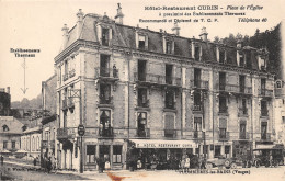 88-PLOMBIERES LES BAINS-HOTEL RESTAURANT CURIN-N°2048-F/0085 - Plombieres Les Bains